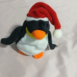 Vintage Retired 1998 TY Beanie Baby- Zero the Penguin Errors'  toy christmas